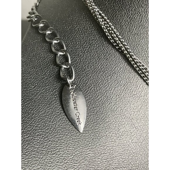 Coldwater Creek Purple Moonglow Multi-Bead Layered Necklace - Picture 5 of 6